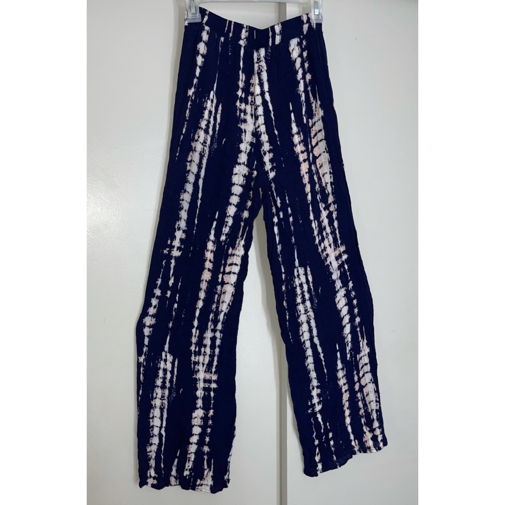 Tie dye flare pants